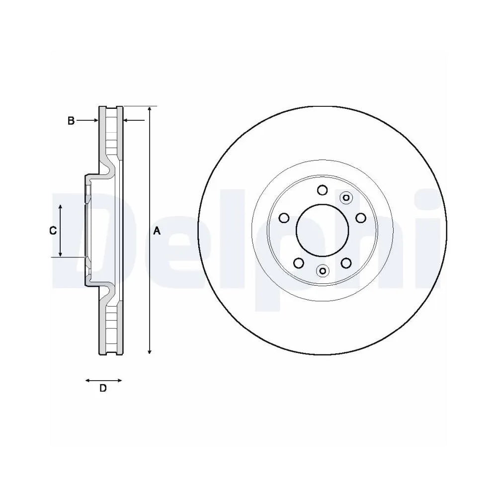 Discuri Frana Delphi - BG4716C