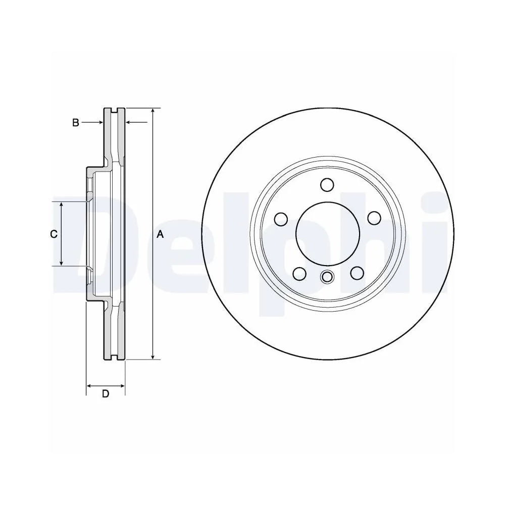 Discuri Frana Delphi pentru Mini Mini Countryman/Mini Paceman - BG4771C