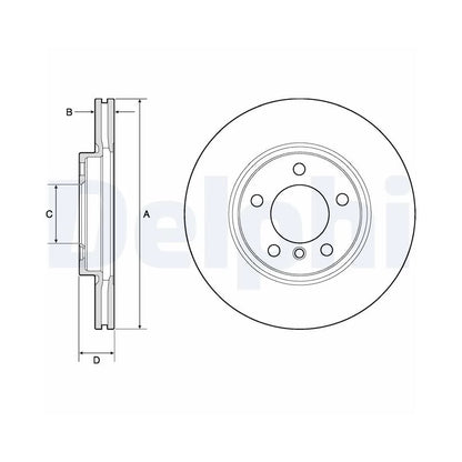 Discuri Frana Delphi pentru Mini Mini Countryman/Mini Paceman - BG4771C