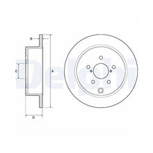 Discuri Frana Delphi pentru Subaru Forester/Impreza/Xv - BG4776C