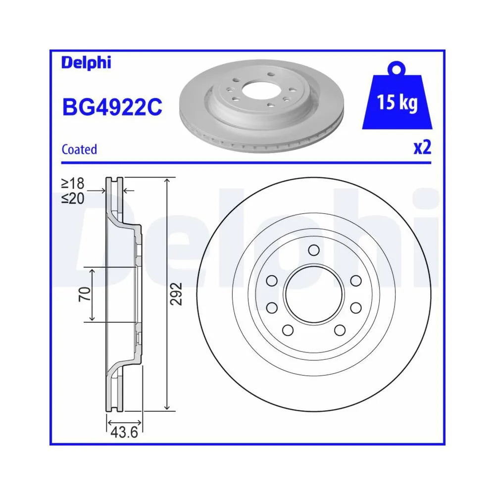 Discuri Frana Delphi - BG4922C