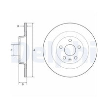 Discuri Frana Delphi pentru Volvo S60/S90/V60 - BG4950C