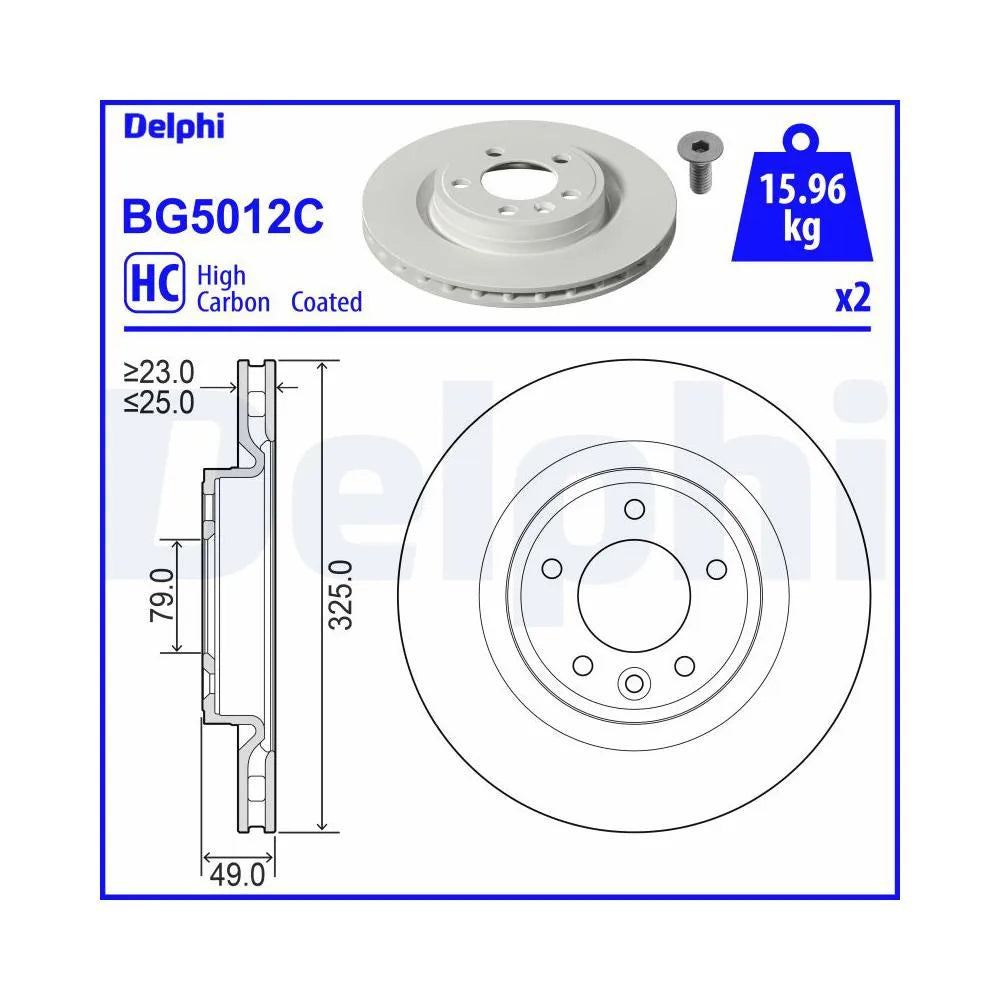 Discuri Frana Delphi - BG5012C