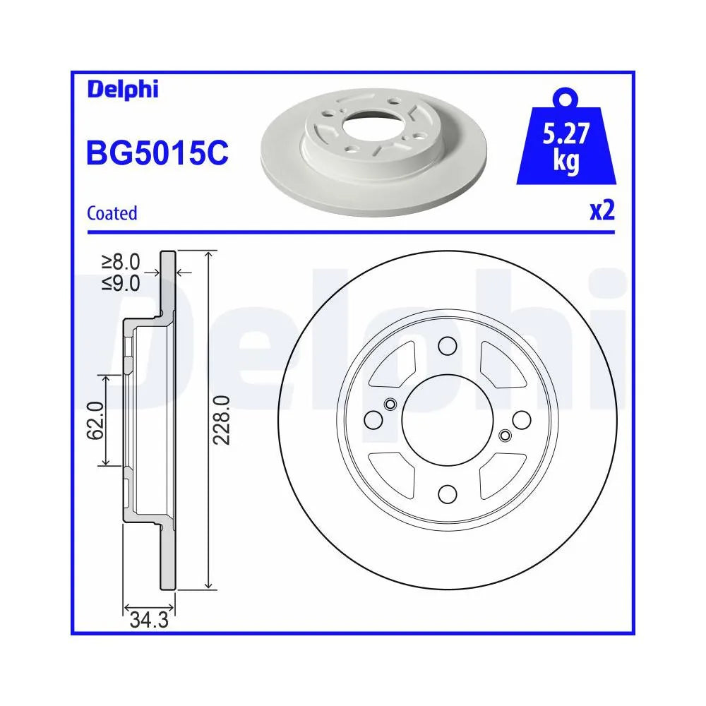 Discuri Frana Delphi - BG5015C
