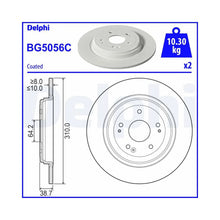 Discuri Frana Delphi pentru Honda Cr V/Zr V - BG5056C