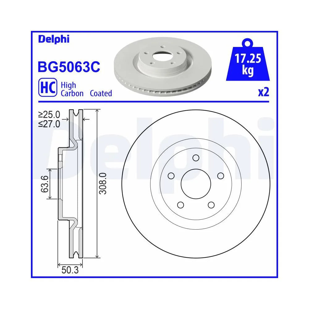 Discuri Frana Delphi - BG5063C