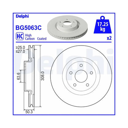 Discuri Frana Delphi - BG5063C