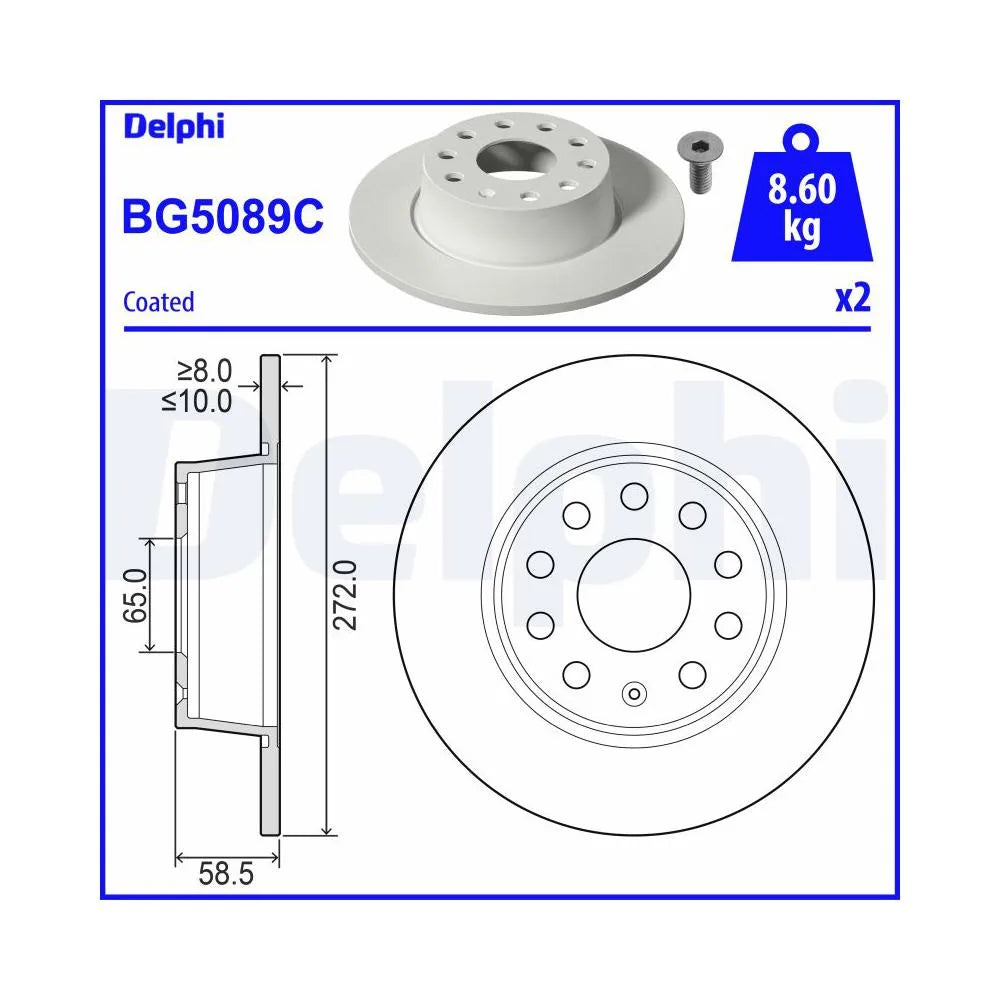 Discuri Frana Delphi - BG5089C
