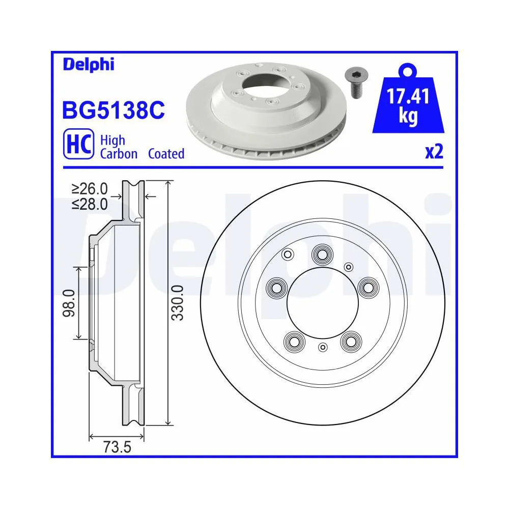 Discuri Frana Delphi - BG5138C