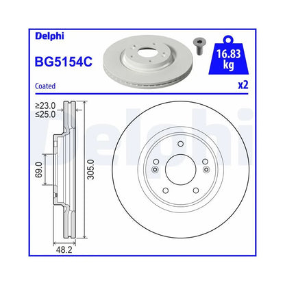 Discuri Frana Delphi - BG5154C