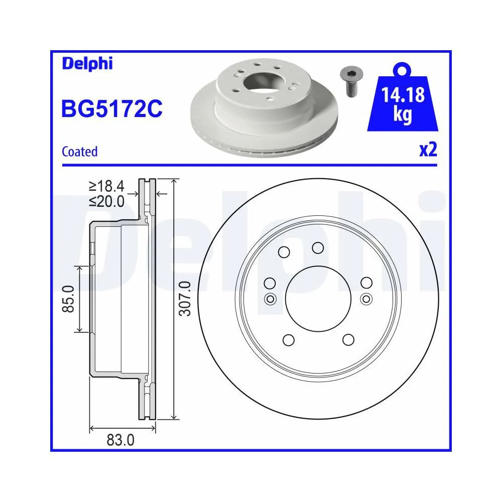 Discuri Frana Delphi - BG5172C