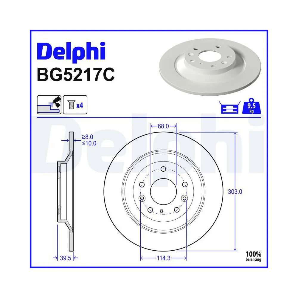 Discuri Frana Delphi - BG5217C