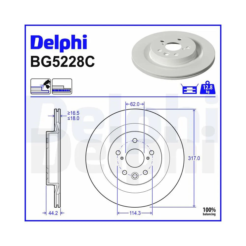 Discuri Frana Delphi - BG5228C