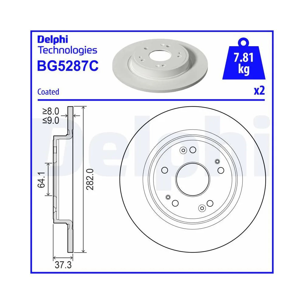 Discuri Frana Delphi - BG5287C
