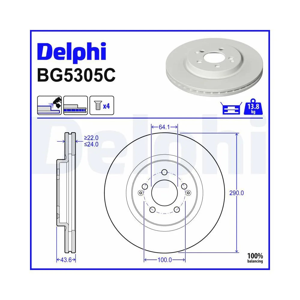Discuri Frana Delphi - BG5305C