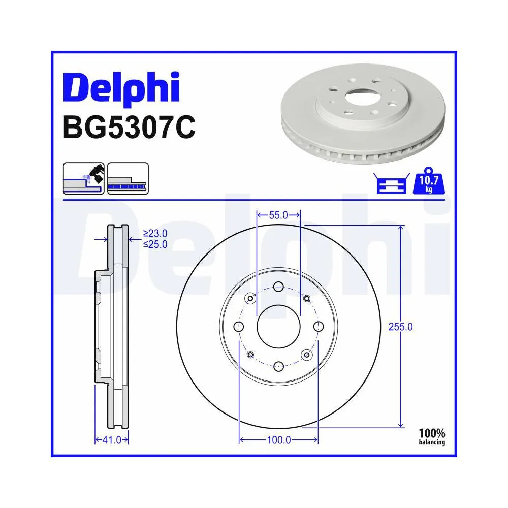 Discuri Frana Delphi - BG5307C