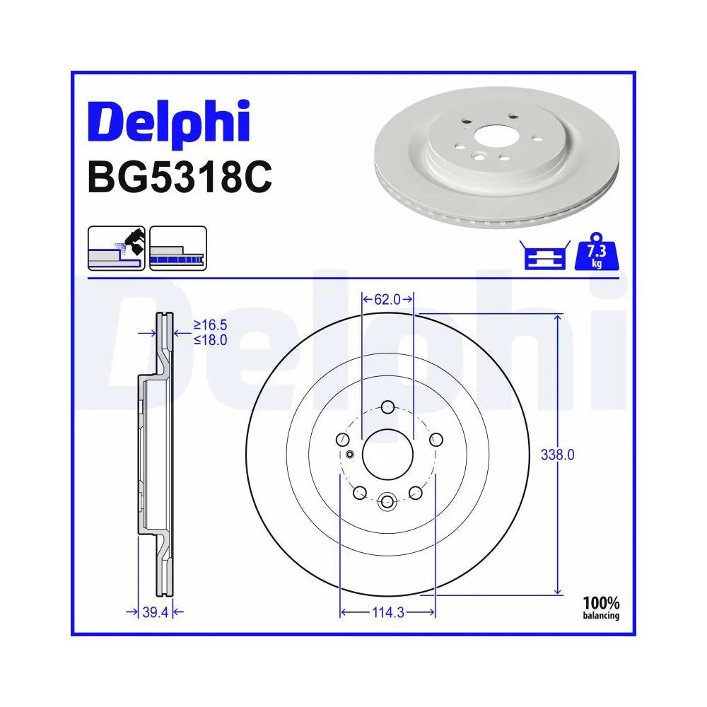Discuri Frana Delphi - BG5318C