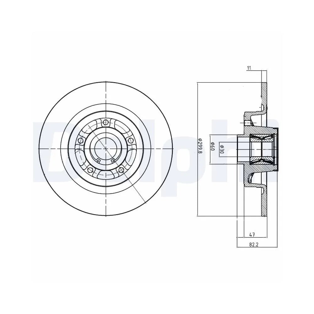 Discuri Frana Delphi - BG9023RS