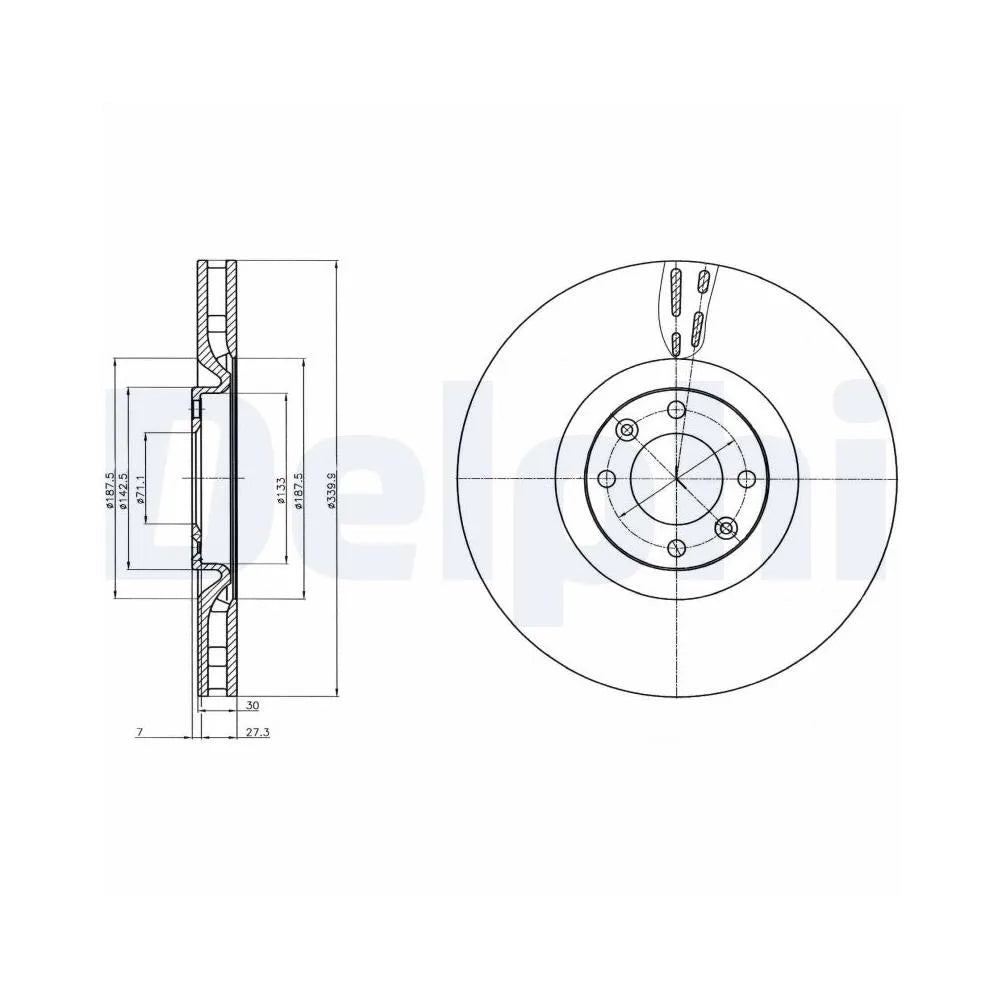 Discuri Frana Delphi - BG9107C