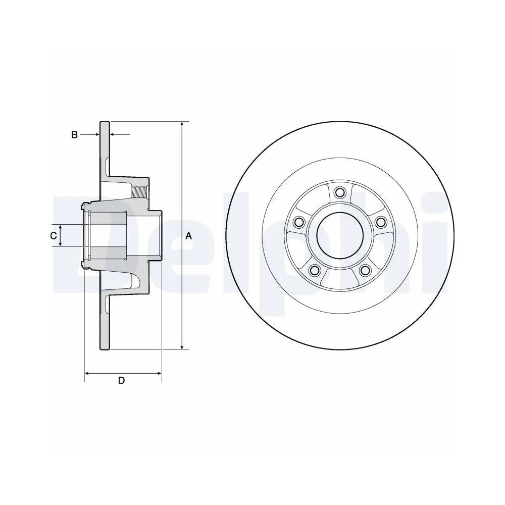Discuri Frana Delphi - BG9135RS