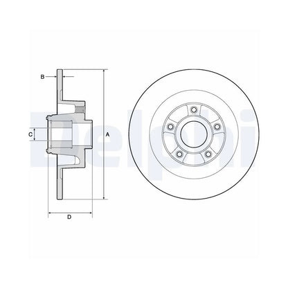 Discuri Frana Delphi - BG9135RS