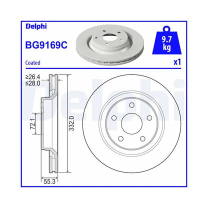 Discuri Frana Delphi - BG9169C