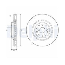 Discuri Frana Delphi pentru Lexus Ls - BG9187C