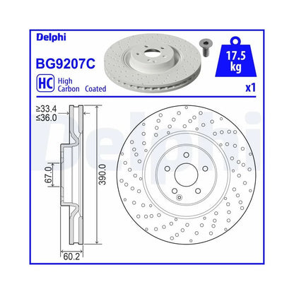 Disc Frana DLP - BG9207C