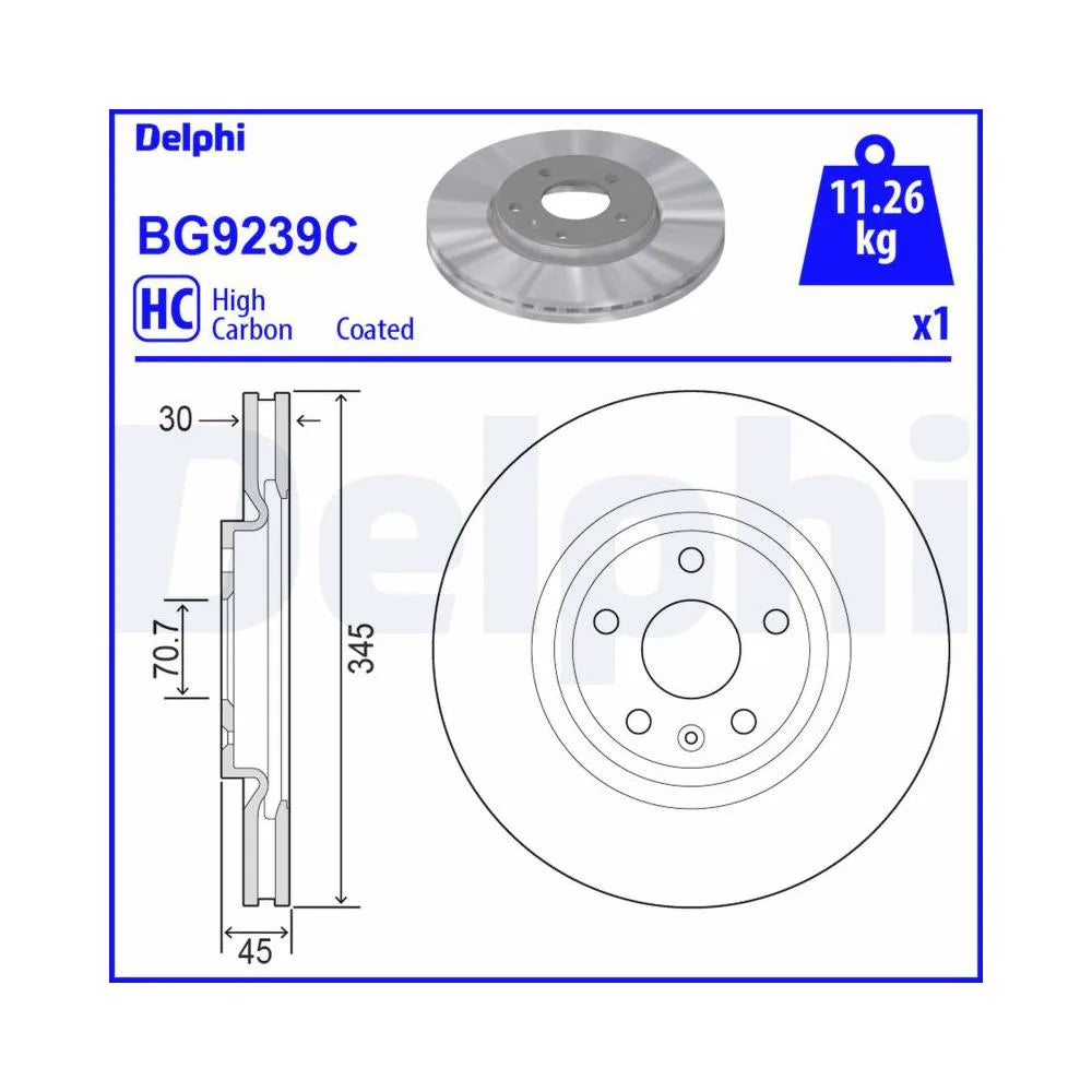 Discuri Frana Delphi - BG9239C