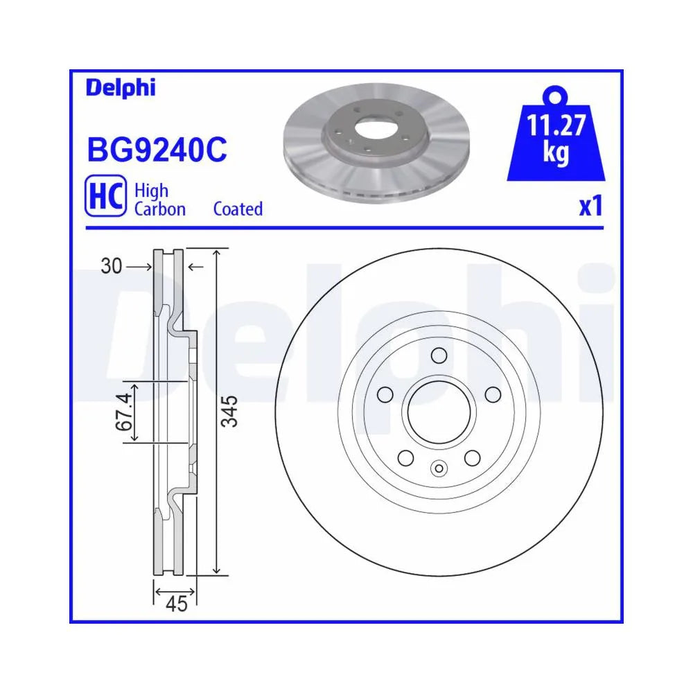 Discuri Frana Delphi - BG9240C