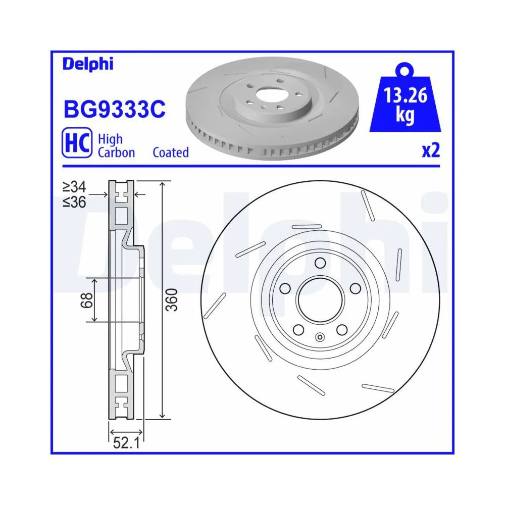 Discuri Frana Delphi - BG9333C