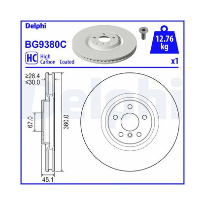 Discuri Frana Delphi - BG9380C