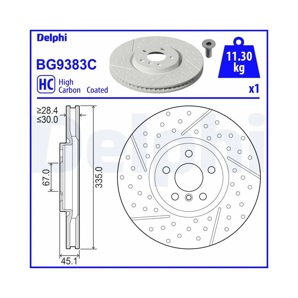 Discuri Frana Delphi pentru Mini Mini/Mini Clubman/Mini Countryman - BG9383C