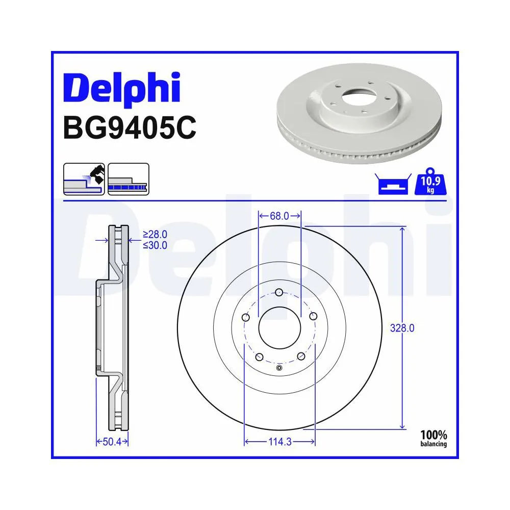 Discuri Frana Delphi - BG9405C
