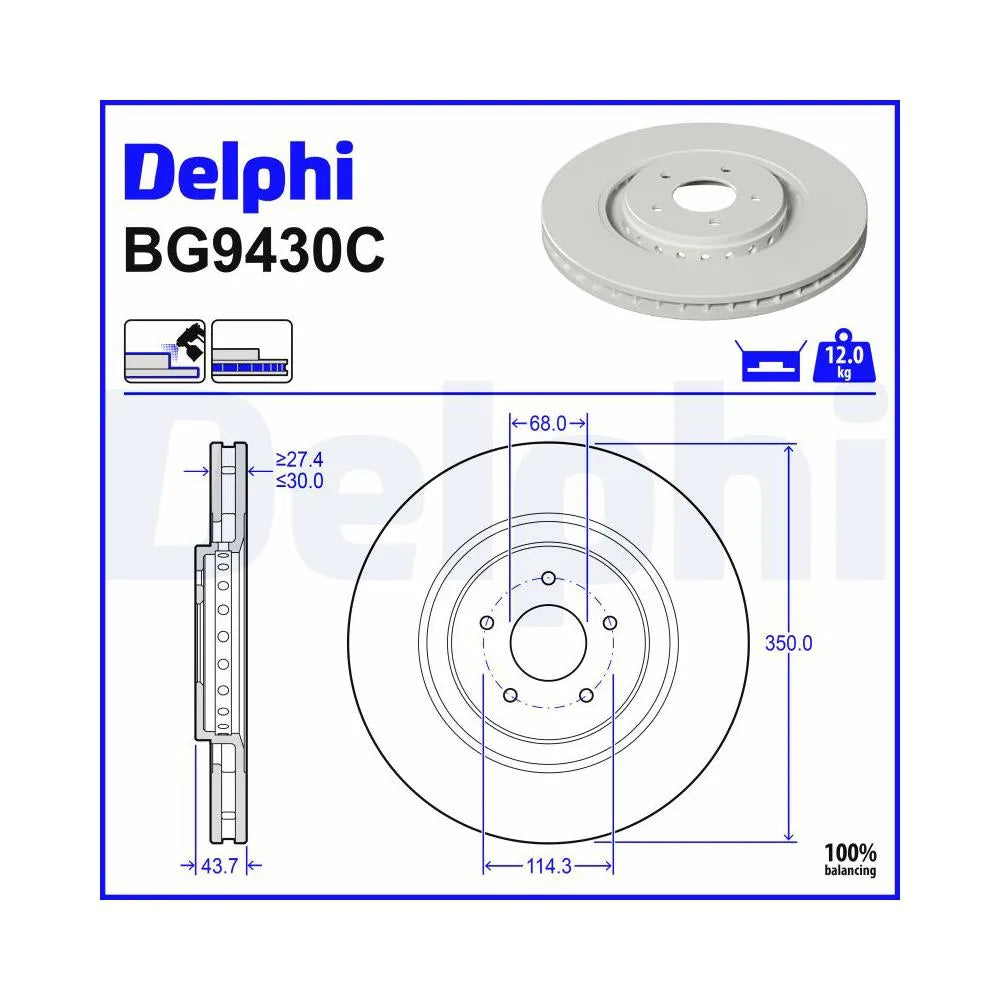 Discuri Frana Delphi - BG9430C