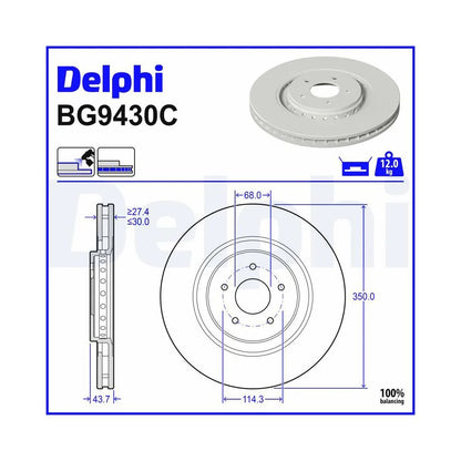 Discuri Frana Delphi - BG9430C