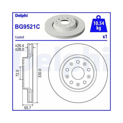Discuri Frana Delphi - BG9521C
