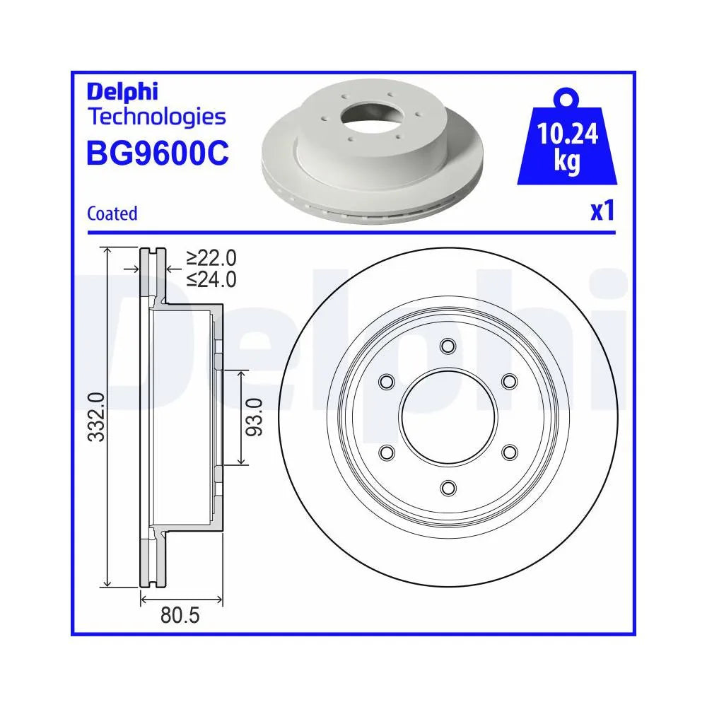 Discuri Frana Delphi - BG9600C