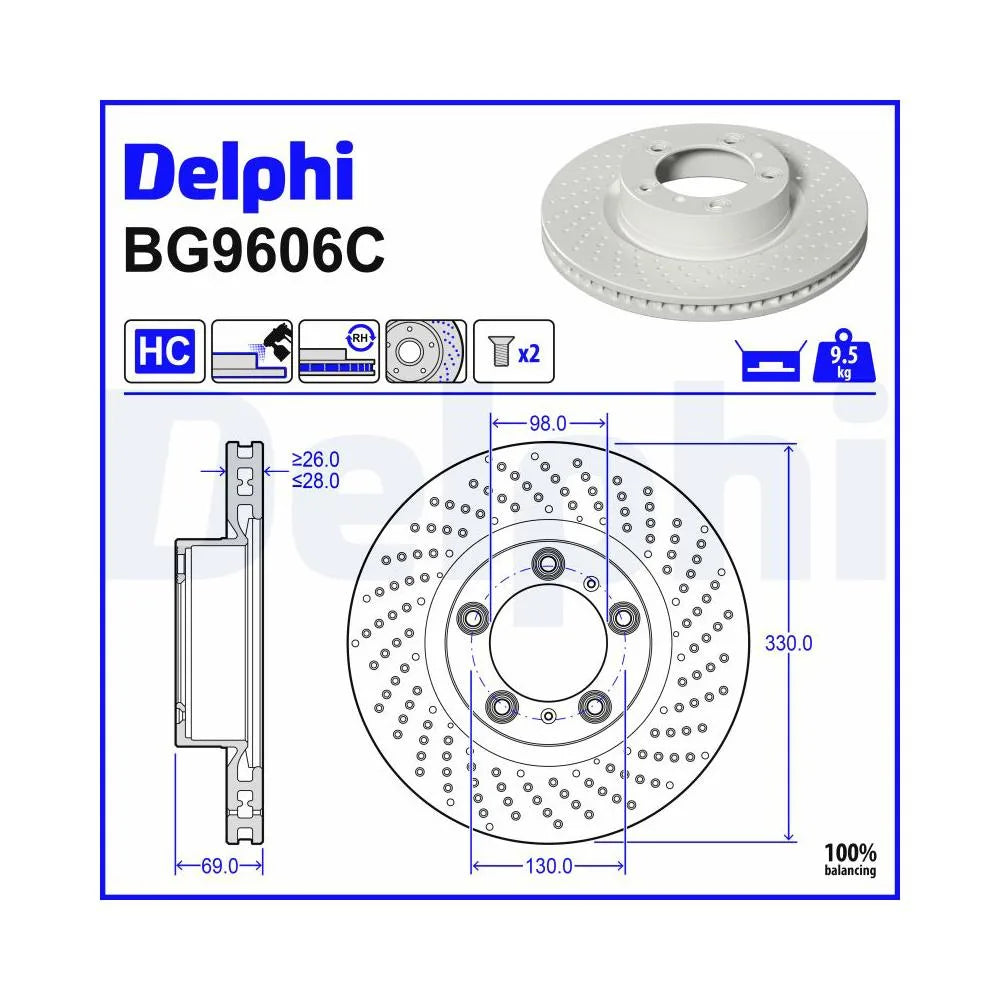 Discuri Frana Delphi - BG9606C