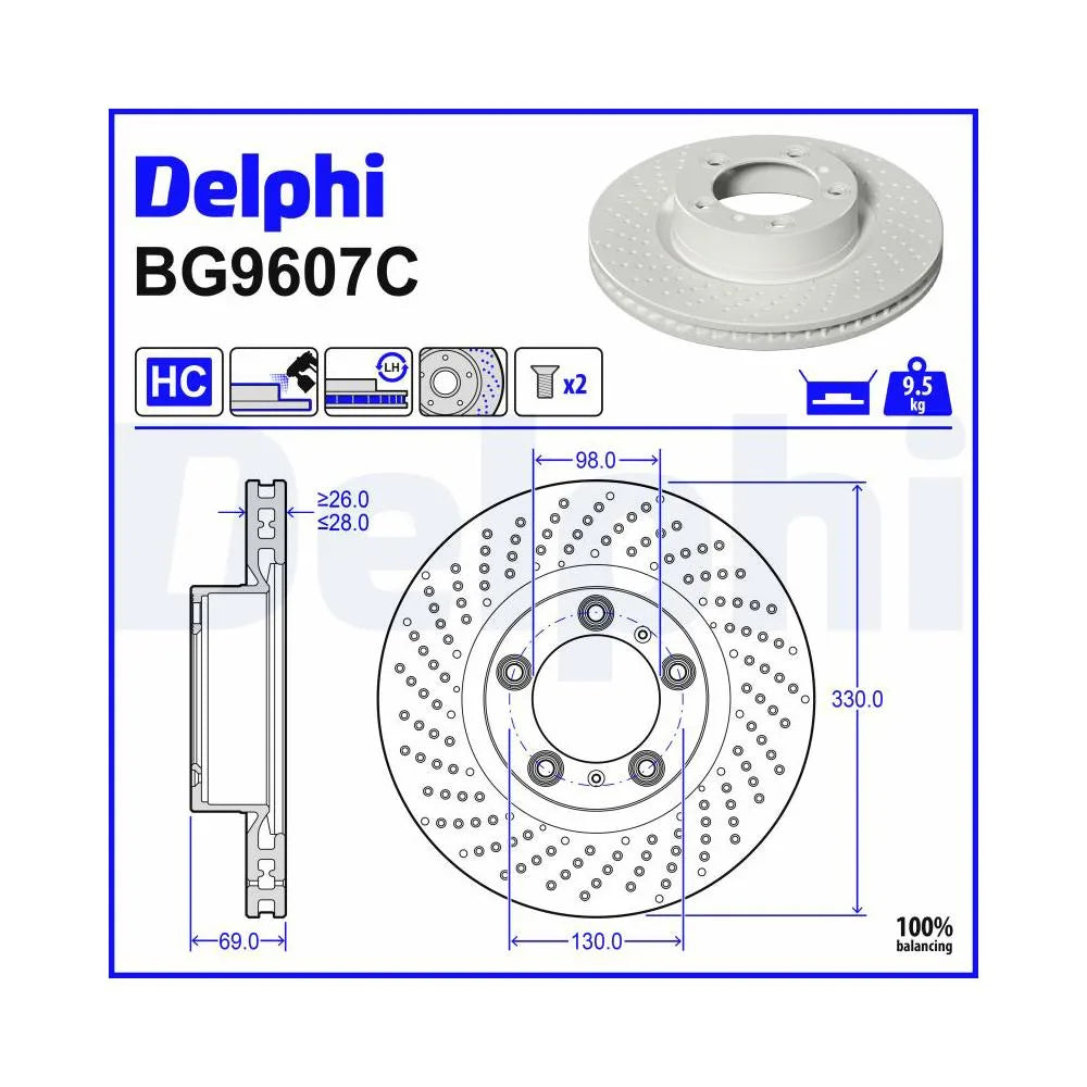 Discuri Frana Delphi - BG9607C