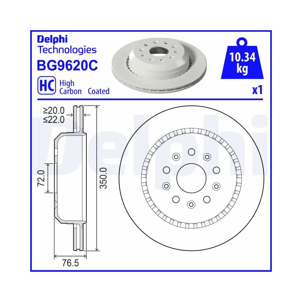 Discuri Frana Delphi - BG9620C