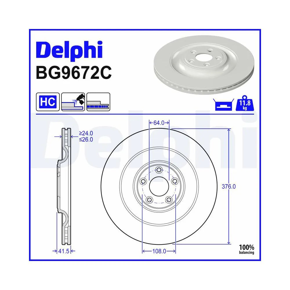 Discuri Frana Delphi - BG9672C