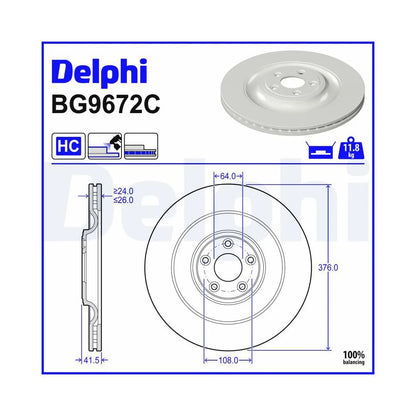 Discuri Frana Delphi - BG9672C