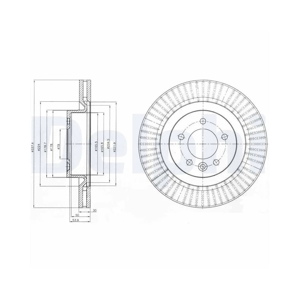 Discuri Frana Delphi pentru Land Rover Discovery - BG9926