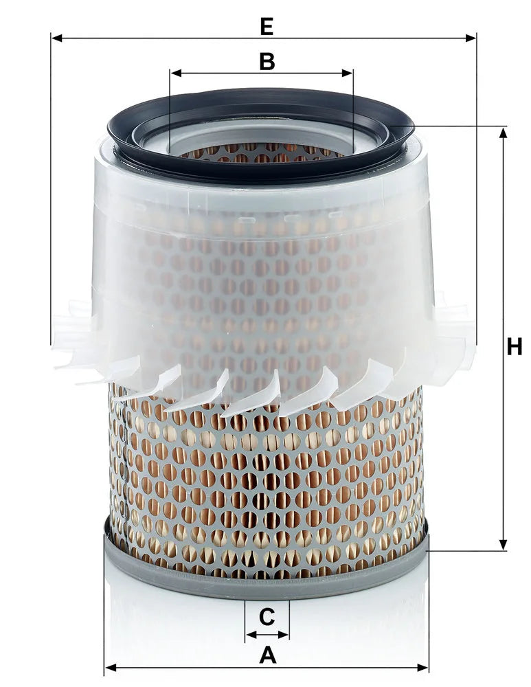 Filtru Aer MAN pentru Mitsubishi L200/L200 Platou/Pajero Classic/Pajero/Pajero Sport - C16148