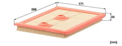 Filtru Aer Mann-Filter 0.25 kg - C 27 009