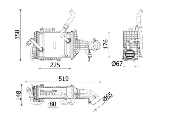 Interior Complet MAHLE pentru Mercedes Cls - CI 665 000P