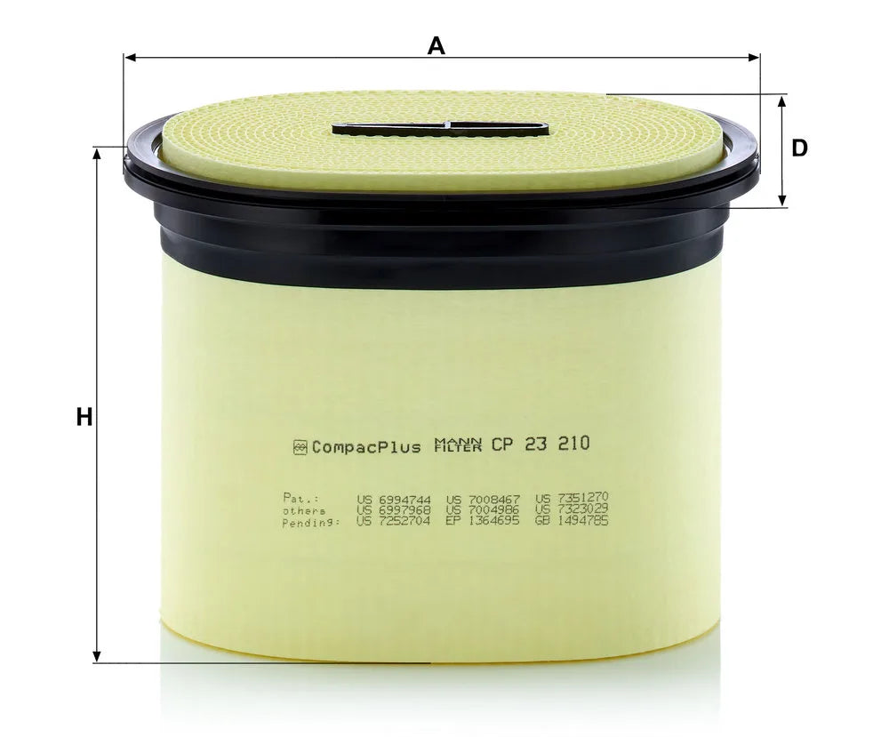 Filtru Aer MANN-FILTER pentru Basak, Caterpillar - CP 23 210