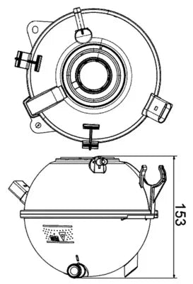 Vas Expansiune MAHLE 0.44 kg - CRT 19 000S