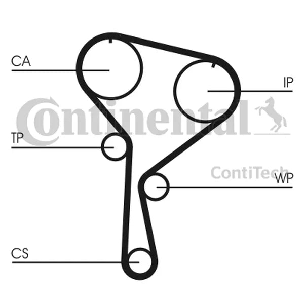 Set Pompa Apa + Curea Dintata CON - CT1035WP1